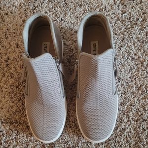 Steve Madden Camden Zip wedge sneakers, Grey 7 US women's